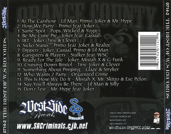 The Best Of WestSide Records Chicano Rap